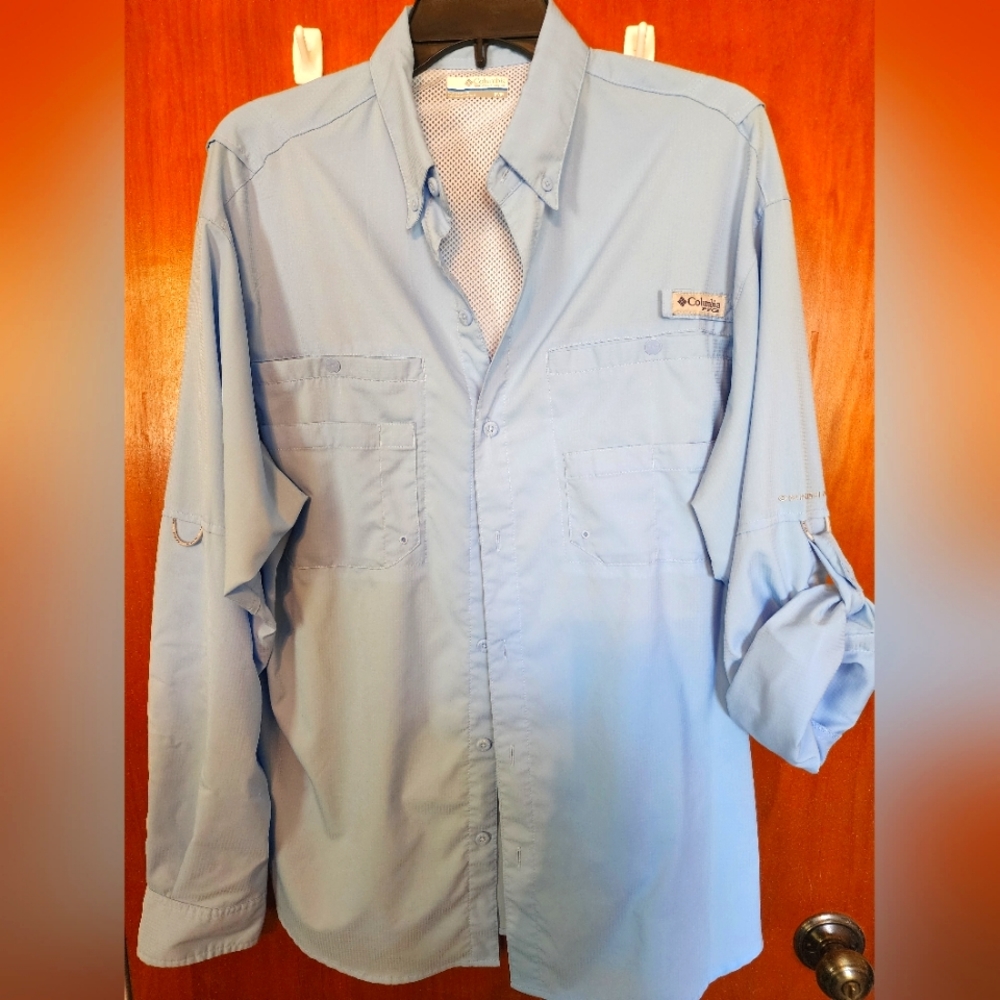 Columbia long sleeve fishing shirt